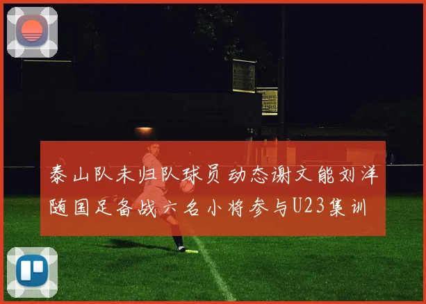 泰山队未归队球员动态谢文能刘洋随国足备战六名小将参与U23集训